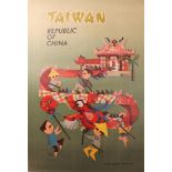 Travel Poster Taiwan Republic of China