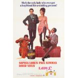 Movie Poster Lady L Sophia Loren Paul Newman