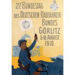 Sport Poster Bundestag Cycling Race Germany