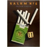 Advertising Poster Salem No 6 Cigarettes Herbert Leupin