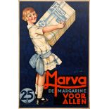 Advertising Poster Marva Margarine
