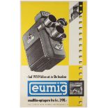 Advertising Poster Eumig CineMovie Movie Camera