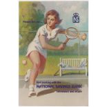 Sport Poster National Savings Bank Tennis Girl