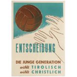 Propaganda Poster Football Tyrol Christian Group Youth Vote