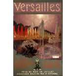 Travel Poster Versailles Summer Season Events