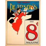 Advertising Poster March Pearsons Magazine Belle Epoque