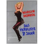 Movie Poster Seven Year Itch Marylin Monroe German