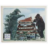 Movie Poster King Kong Versus Godzilla Lobby Card