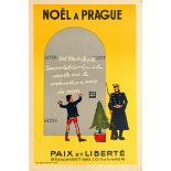 Propaganda Poster Noel A Prague Anti Soviet USSR