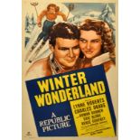 Movie Poster Winter Wonderland Skiing