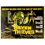 Movie Poster Seven Thieves UK Quad