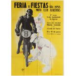 Sport Poster Motorcycle Racing Spain Moto Club Algeciras