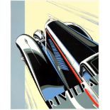Advertising Poster Riviera 1933 Panhard Art Deco