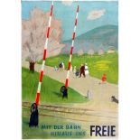 Advertising Poster Swiss Railway Switzerland