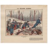 Propaganda Poster WWI La Grande Guerre French Army Benito
