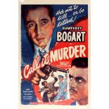 Movie Poster Call it Murder Midnight Humphrey Bogart