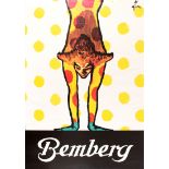 Advertising Poster Bemberg Clown Rene Gruau