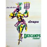 Advertising Poster Descamps by Villemot