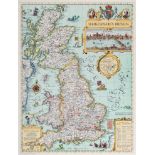Travel Poster Shakespeare Britain Map