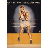 Sport Poster Amateur Boxing Competition