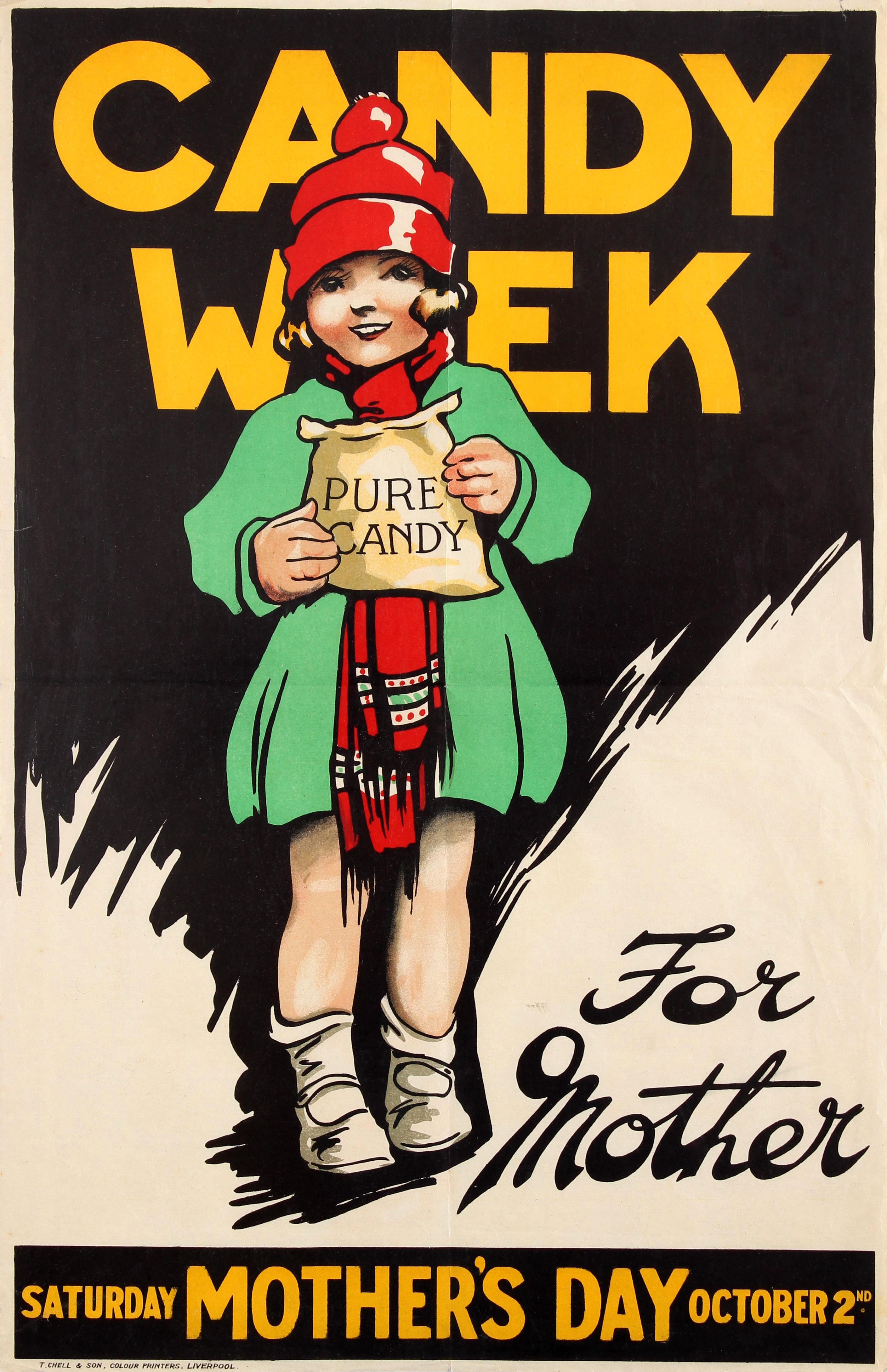 Advertising Poster Candy Week For Mother Mary Tunbridge