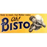 Advertising Poster Bisto Home to Meals That Mother Makes Sailor