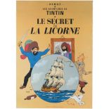 Advertising Poster Adventures of Tintin Secret of Unicorn