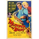 Movie Poster Murder is My Beat B Movie USA