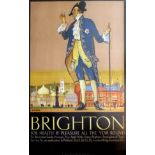Travel Poster Brighton Sussex Cox