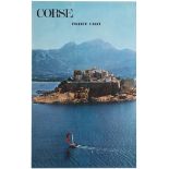 Travel Poster Corse Calvi Corsica France 1970s
