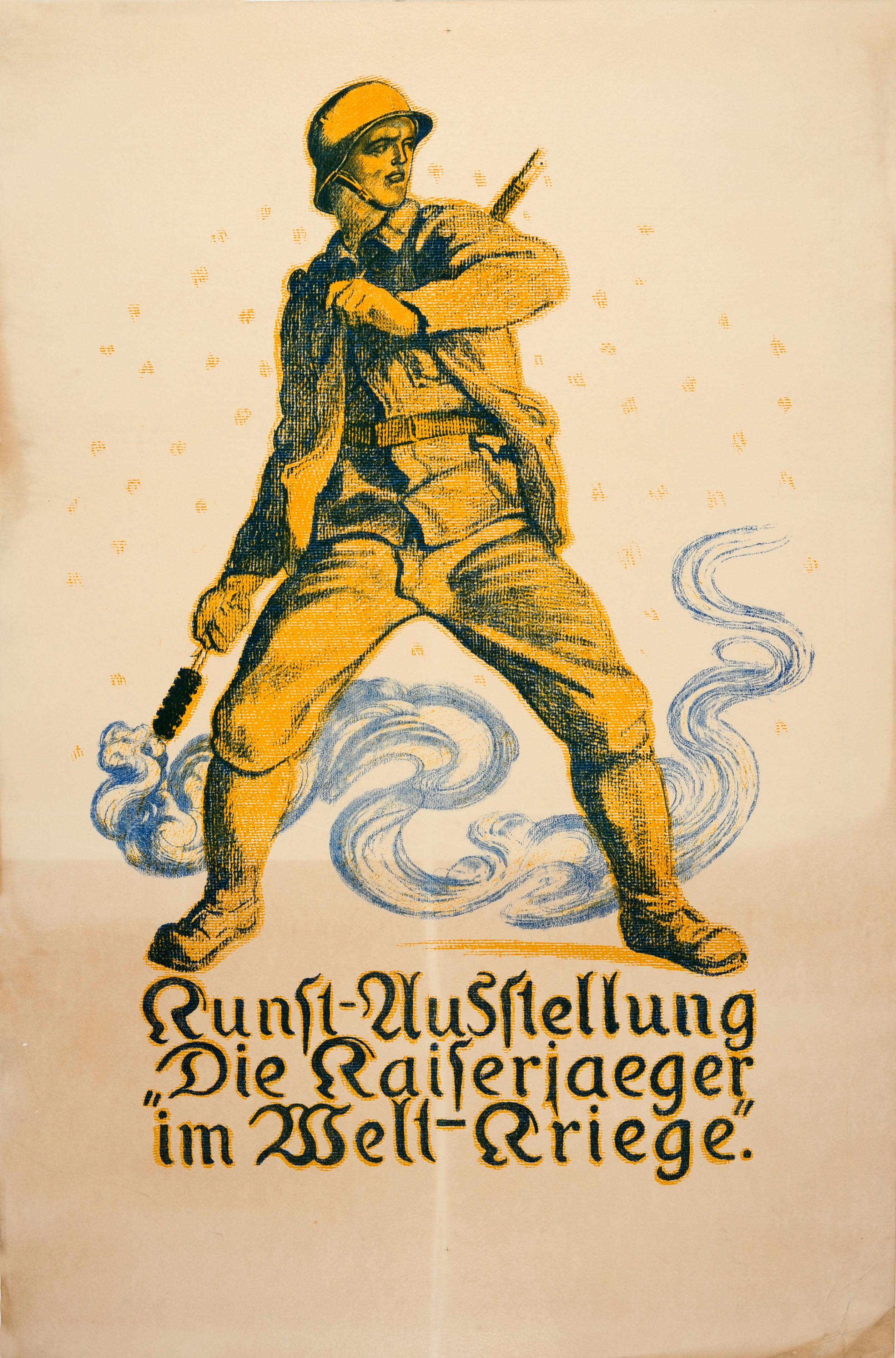 War Poster Kaiserjager WWI Art Exhibition