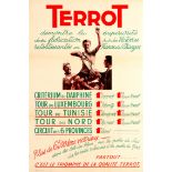 Sport Poster Terrot Bicycles Cycling Race Records