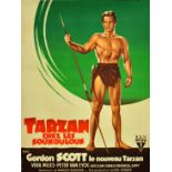 Movie Poster Tarzan Hidden Jungle RKO