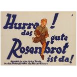 Advertising Poster Best Bread Austria Rosenbrot