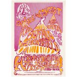 Rock Concert Poster Buffalo Springfield 1966 Avalon Ballroom Yellow