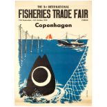 Propaganda Poster Fishing Trade Fair Copenhagen Denmark