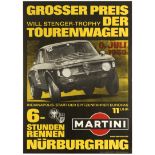 Sport Poster Nurburgring Alfa Romeo Giulia Will Stenger Trophy Martini