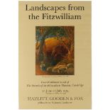 Advertising Poster Landscapes Fitzwilliam Museum Exhibition