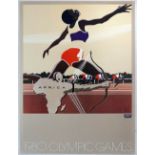 Sport Poster Levi's Moscow 1980 Olympics Africa Runner