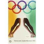 Sport Poster Munich Olympics Allen Jones 1972