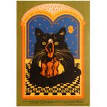 Rock Concert Poster Canned Heat Avalon Ballroom Black Cat