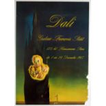 Advertising Poster Dali Galerie Francois Petit Paris