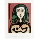 Advertising Poster Pablo Picasso Woman With Green Hair