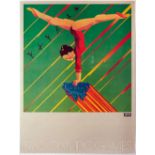 Sport Poster Levi's Moscow 1980 Olympics Asia Gymnast