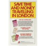 Travel Poster Save Time Money London Network Southeast Railway