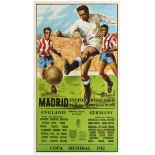 Sport Poster England Germany Football Madrid World Cup 1982