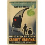 Advertising Poster To Summer Camps by Train