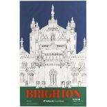 Travel Poster Brighton Royal Pavilion Network Southeast Railway