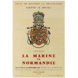 Advertising Poster Normandy Navy Marine Exhibition Douvres France