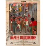 Movie Poster Naples Millionaire Italy Cannes Film Festival Napoli Milionaria